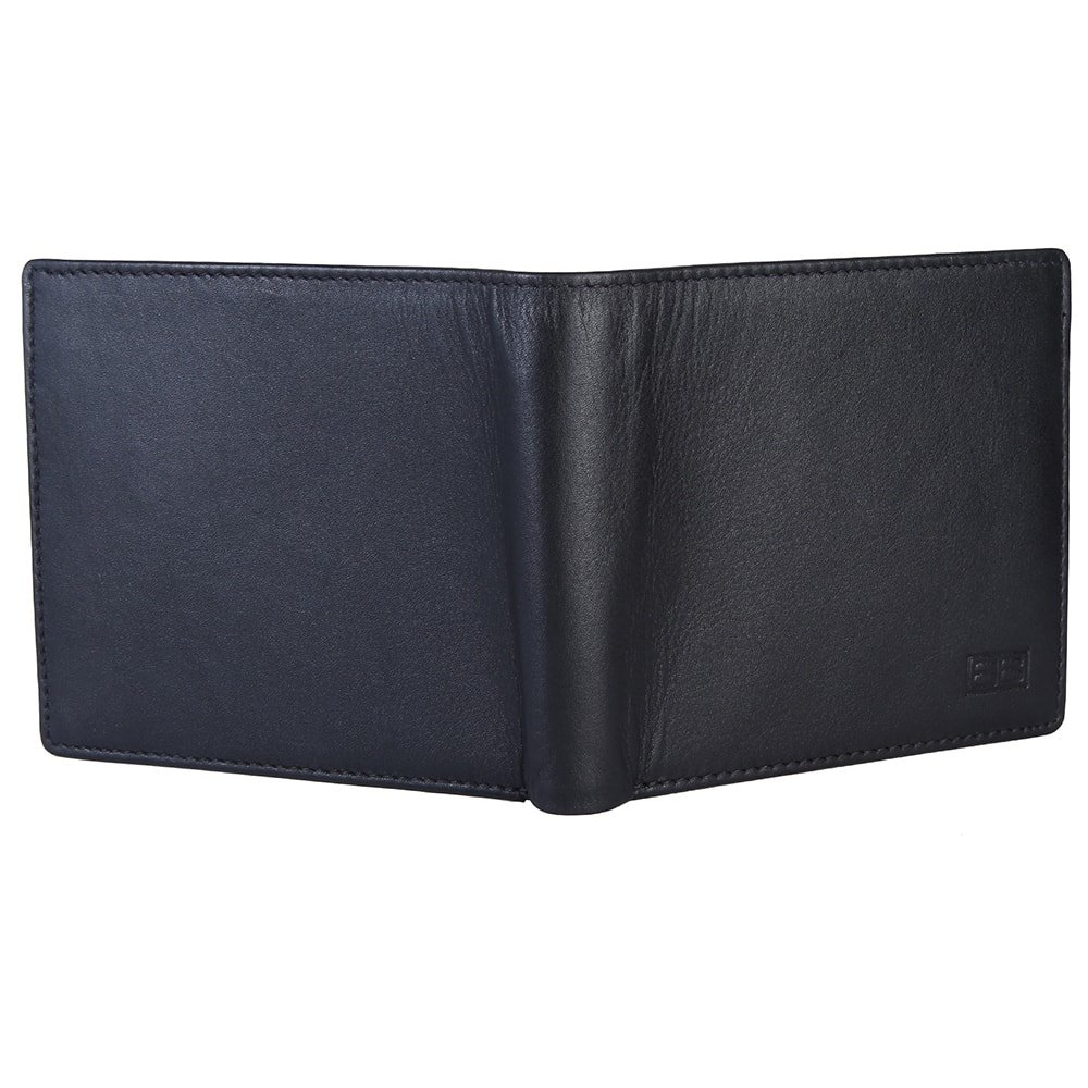 Genuine Leather Wallet for Men with Coin Pocket – Soft Real Leather Bifold Wallet, RFID Safe, Stylish & Durable Mens Purse for Daily Use - EG-MLW-786