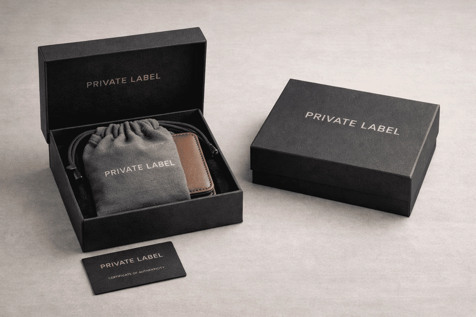 Premium private label leather wallet packaging for ecommerce brands Premium private label leather wallet packaging for ecommerce brands