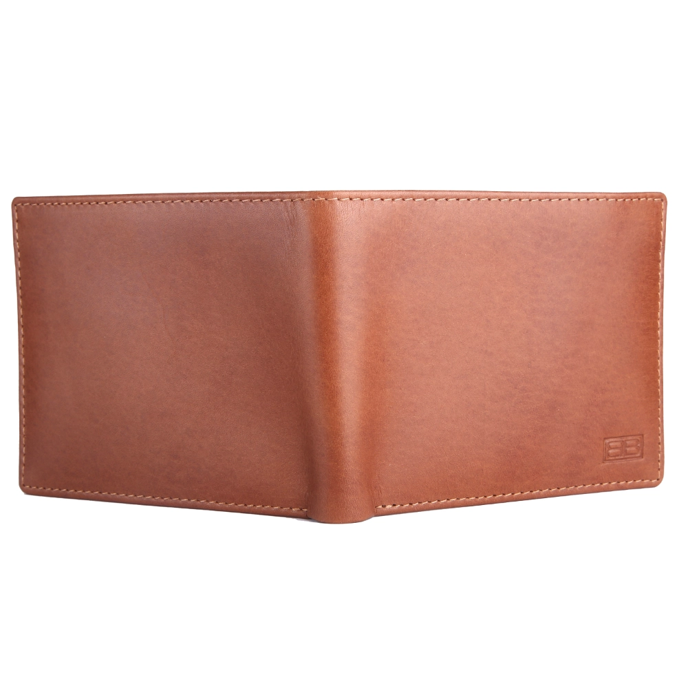 Best Slim Genuine Leather Wallet for Men – VT Leather RFID Blocking Bifold Gift Set - EG-MLW-789-CW-FG-VT-BROWN 2