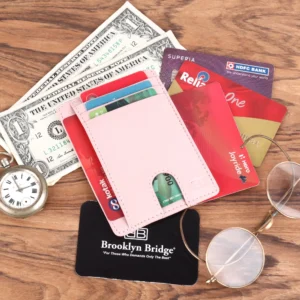 Premium Nappa Leather Card Holder for Men – Slim RFID Blocking Wallet