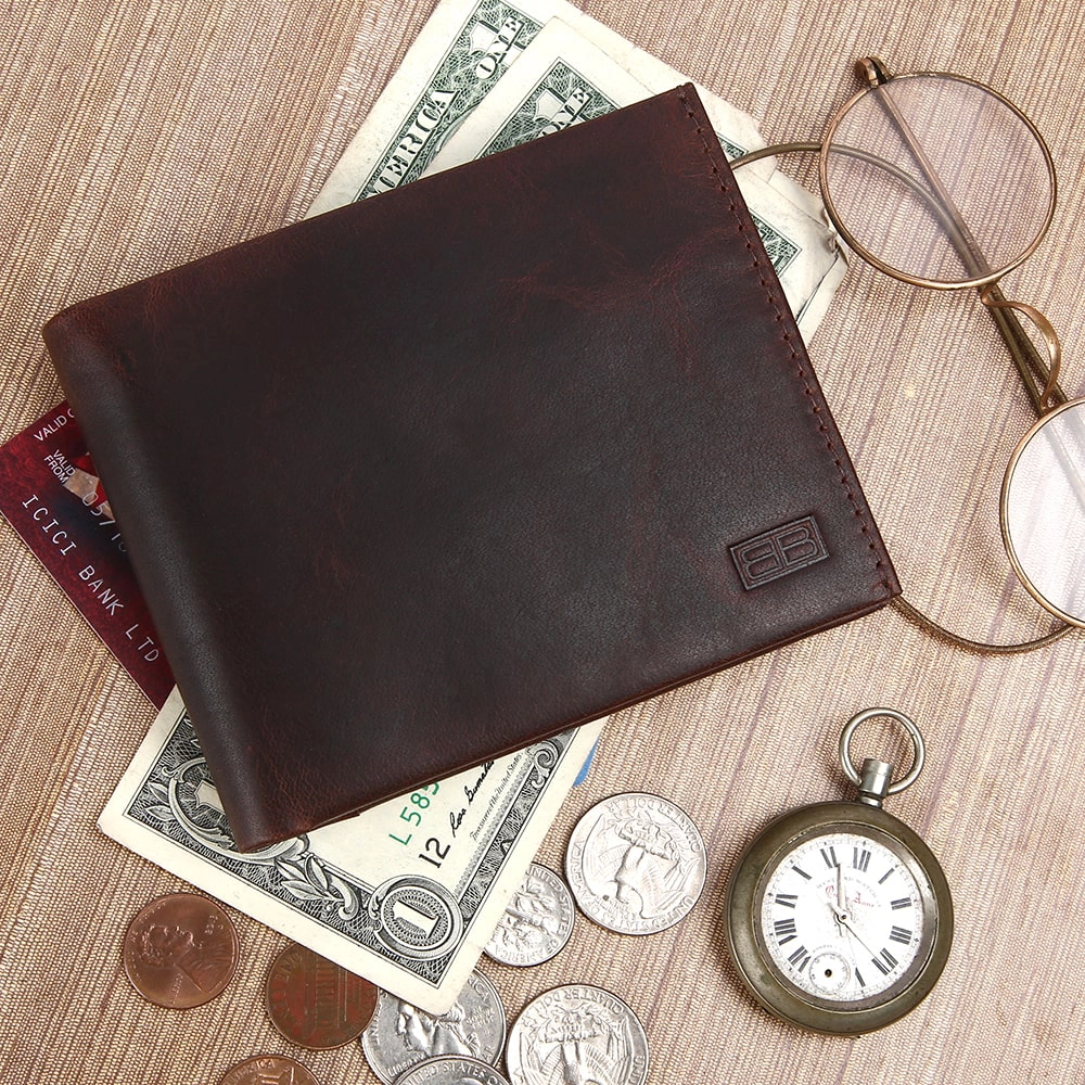 RFID Protected Genuine Leather Wallet for Men – Slim Bifold with Coin Pocket & Card Holder - Image 8