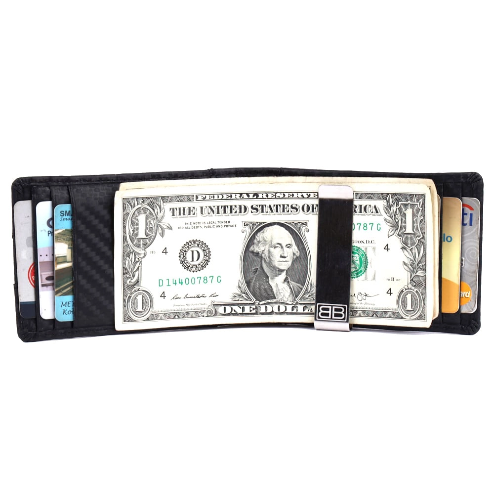 RFID Blocking Front Pocket Wallet with Cash Strap Holder - Image 7