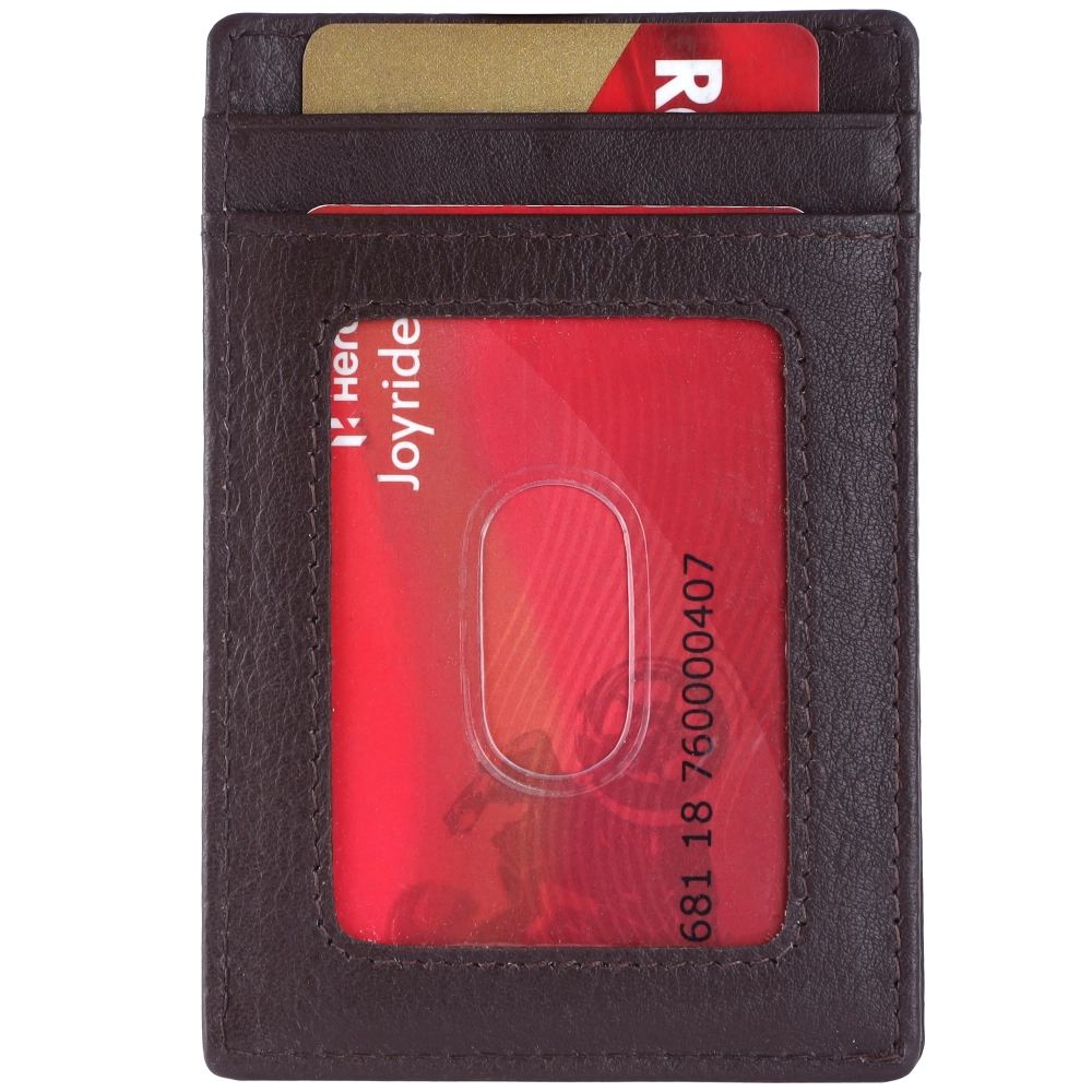 RFID Protected Leather Card Holder Wallet for Men & Women - Image 12