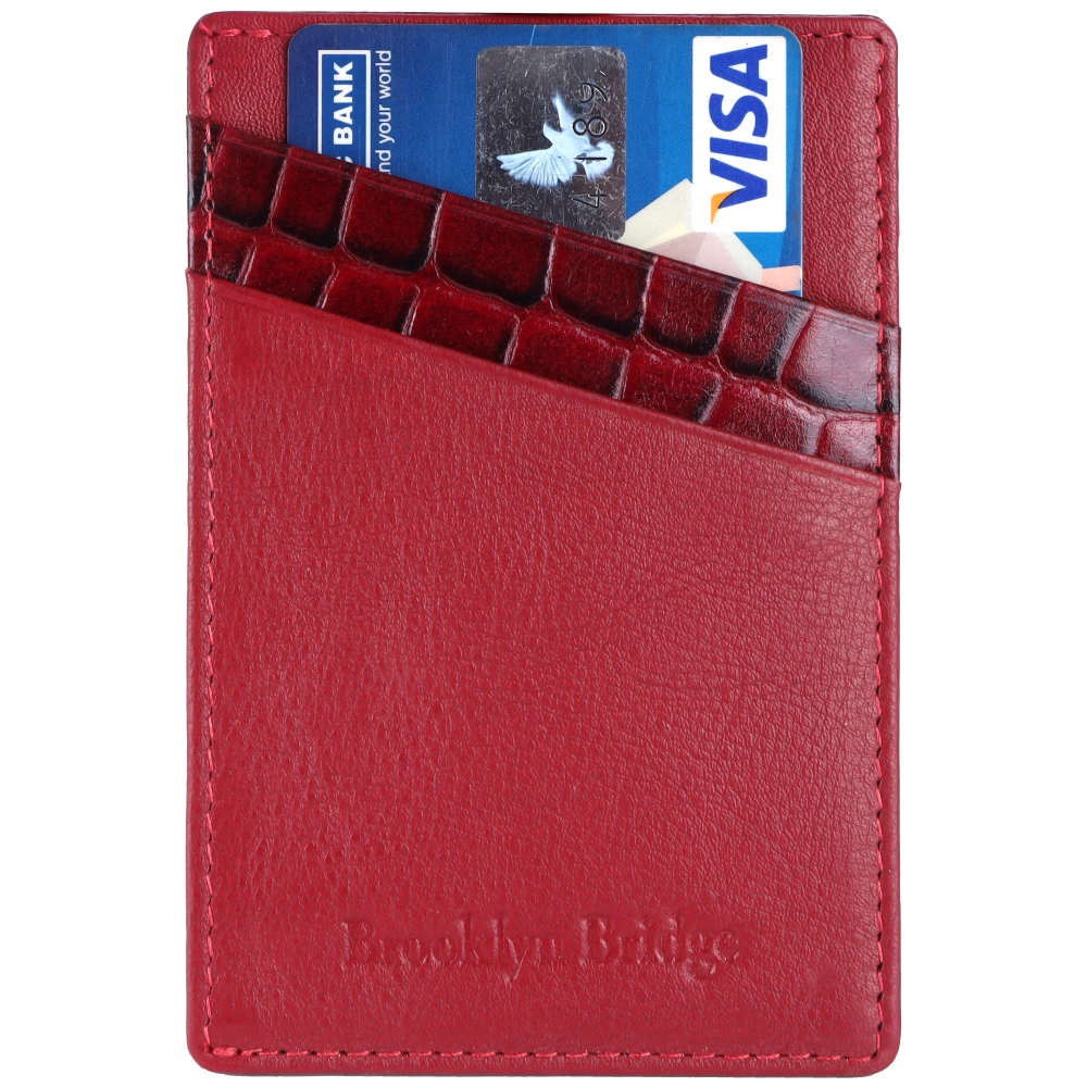 RFID Protected Leather Card Holder Wallet for Men & Women - Image 2