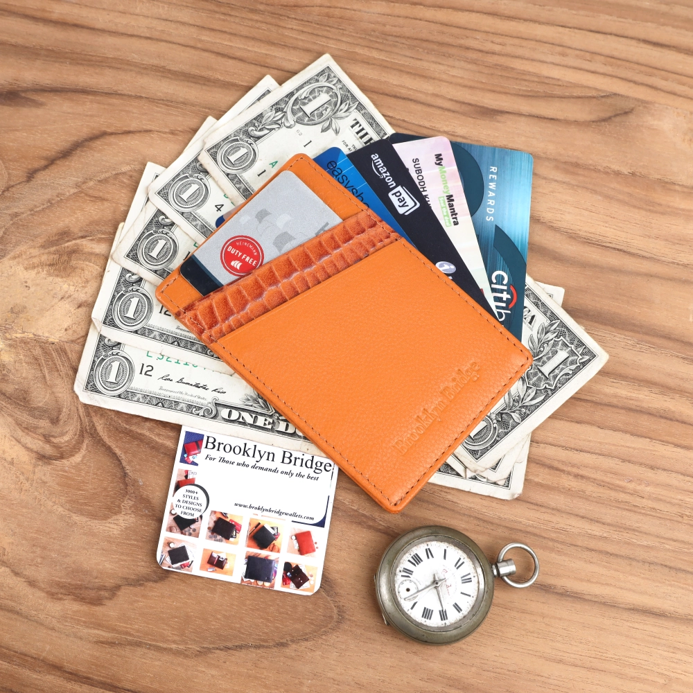 RFID Protected Leather Card Holder Wallet for Men & Women - Image 4