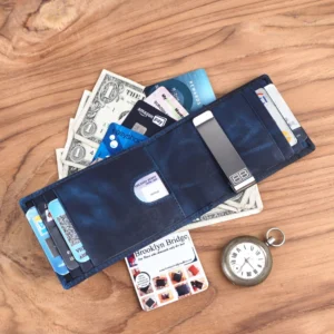 Slim RFID Protected Money Clip Wallet with Card Slots