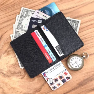 Premium RFID Protected Leather Card Holder Slim Wallet