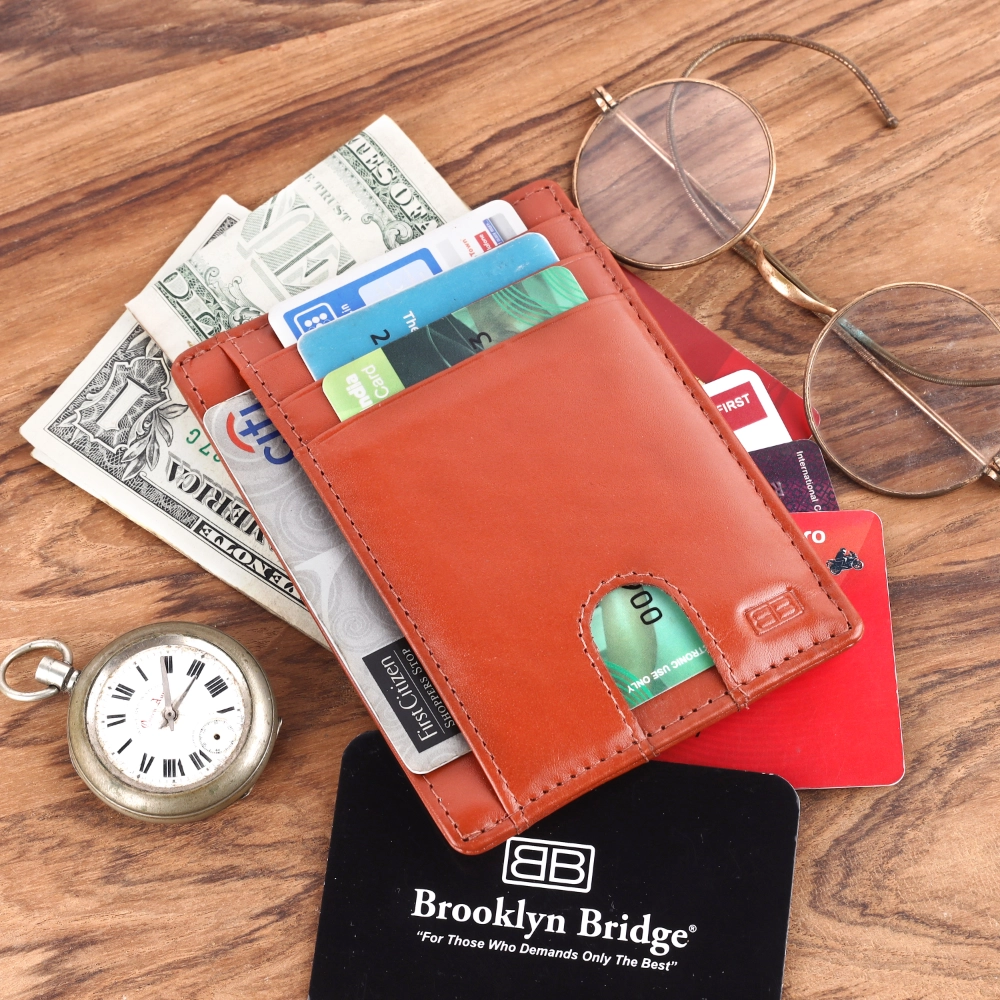 RFID Protected Genuine Leather Card Holder for Daily Use - Image 10
