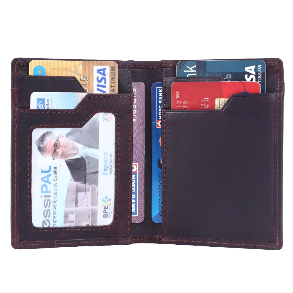 RFID Protected Pull Strap Wallet for Cards & Cash - Image 3
