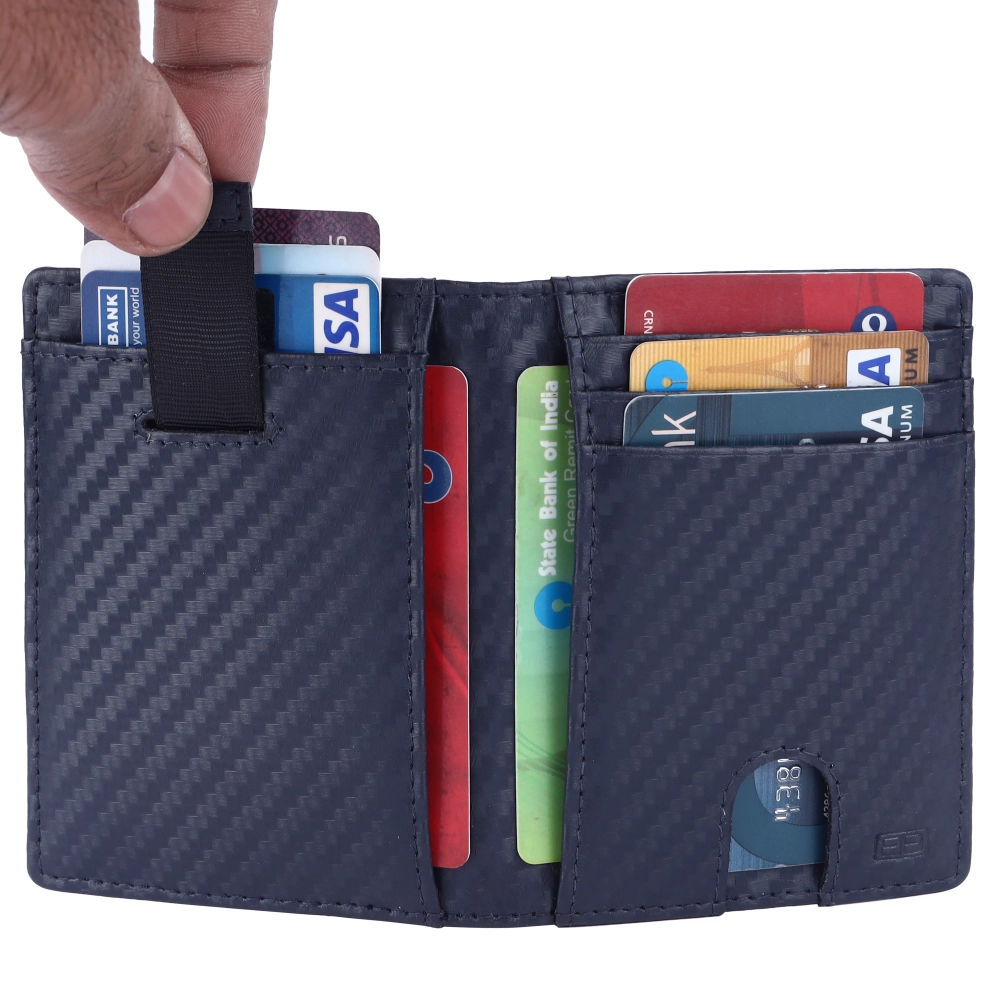 RFID Protected Pull Strap Card Holder Wallet for Secure Access - Image 9