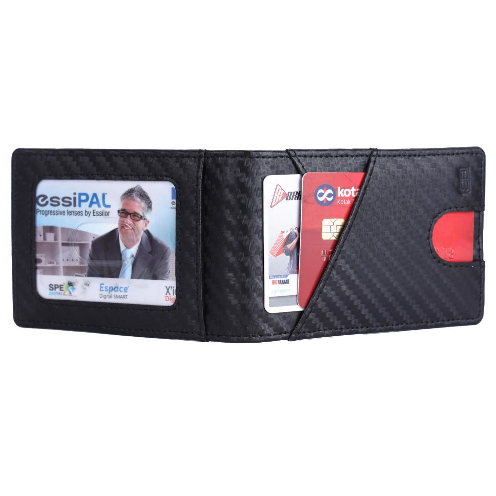 Slim RFID Blocking Money Clip Wallet for Men with ID Slot - Image 8