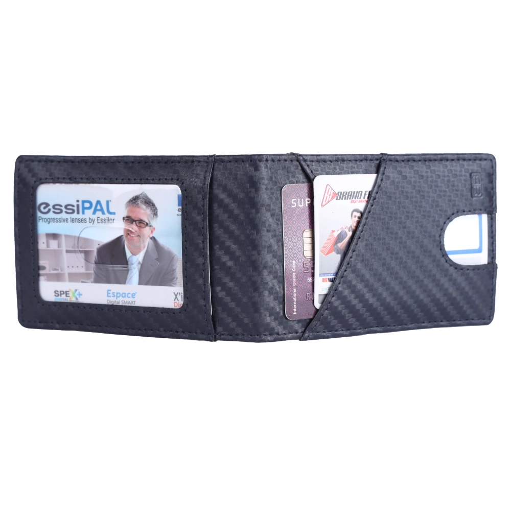 Slim RFID Blocking Money Clip Wallet for Men with ID Slot - Image 4