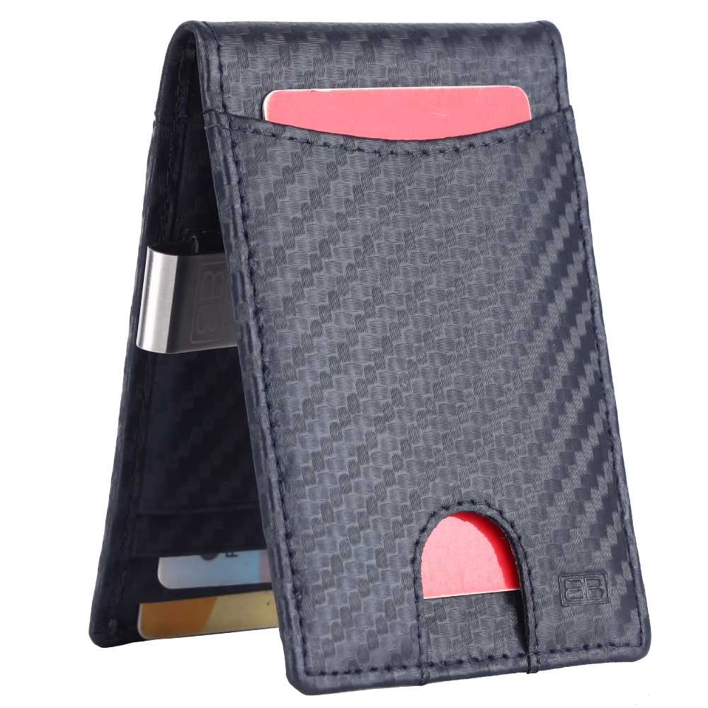 RFID Blocking Front Pocket Wallet with Cash Strap Holder - Image 2