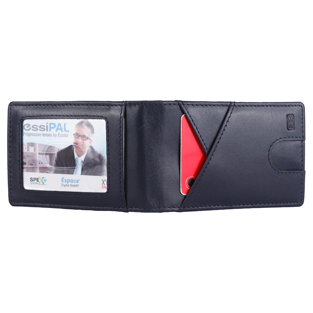RFID Protected Bifold Money Clip Wallet with Card Slots - Image 5