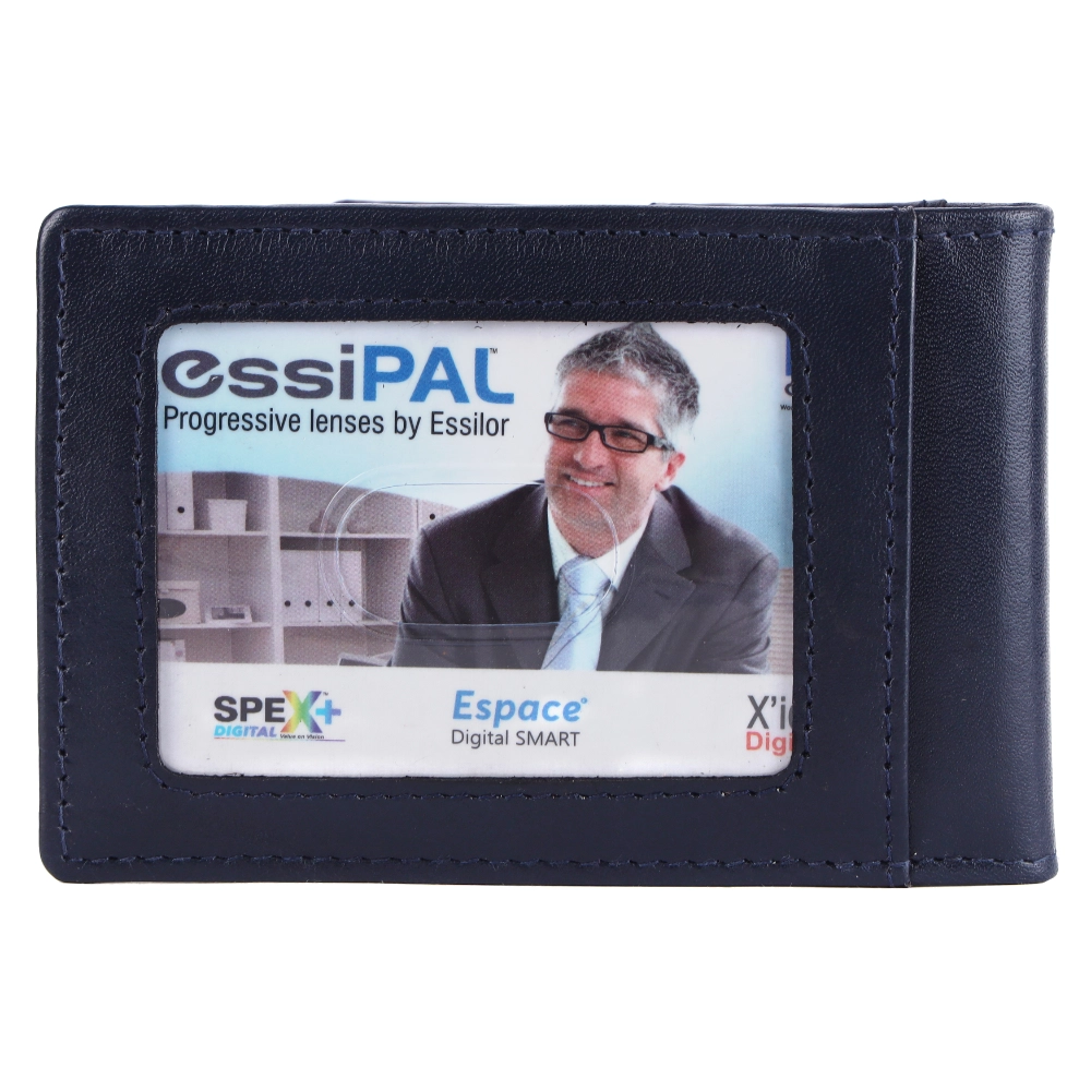 RFID Protected Bifold Money Clip Wallet with Card Slots - Image 4