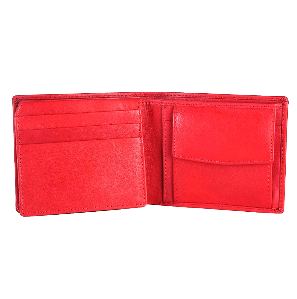 RFID Safe Men's Leather Wallet with ID Window & Cash - Image 3