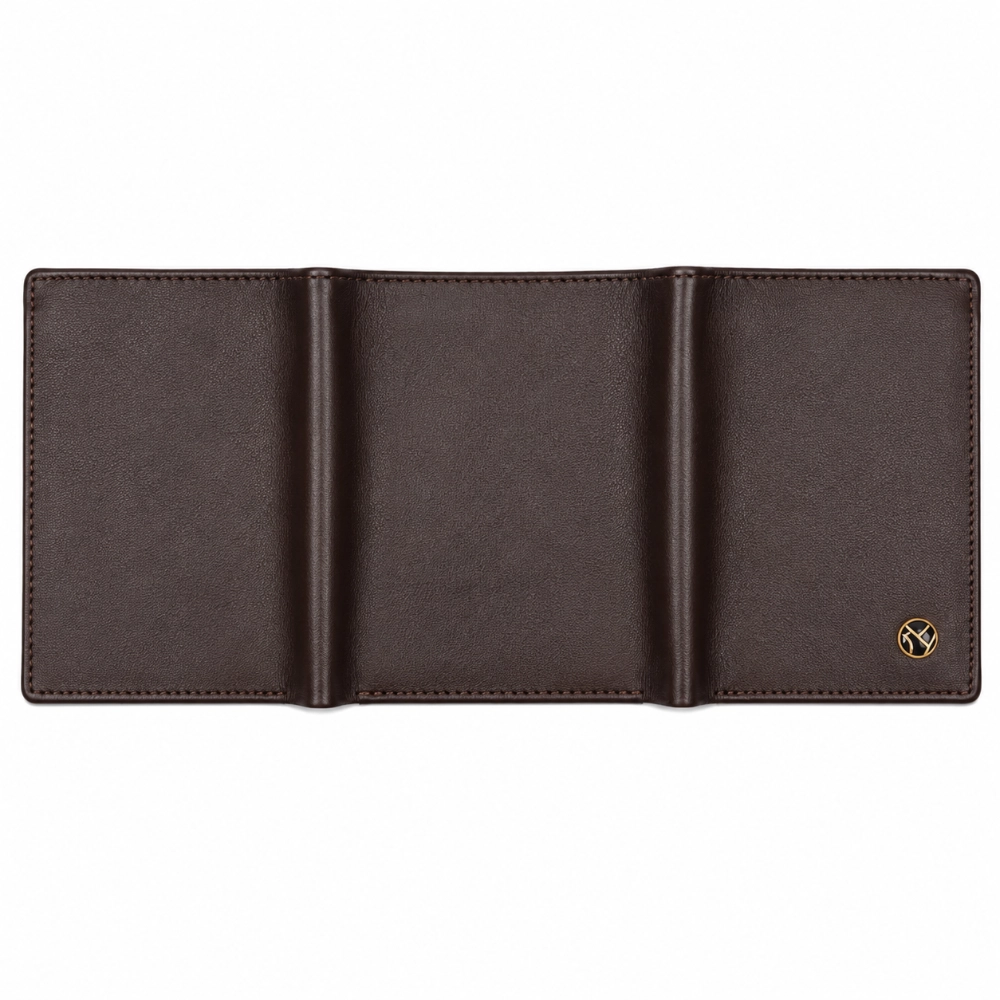 Secure RFID Protected Men's Trifold Wallet with Cash Slot - Image 7