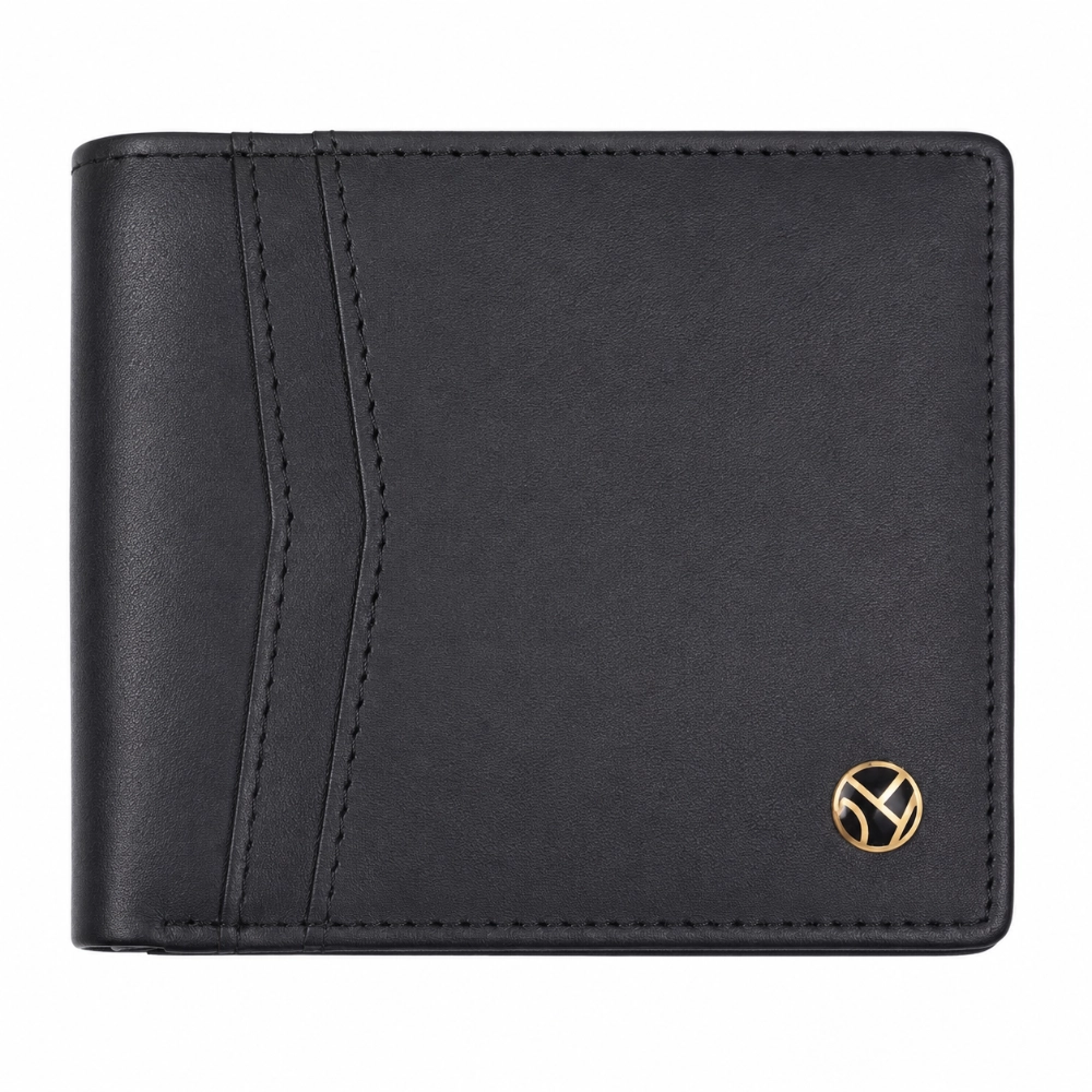 Slim RFID Protected Bifold Wallet with ID Window for Men - Image 8