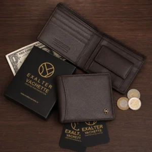 RFID Protected Bifold Wallet for Men with Coin Pocket