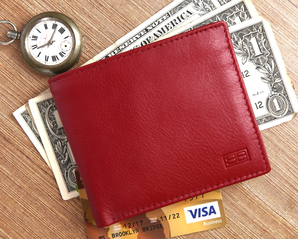 RFID Safe Men's Leather Wallet with ID Window & Cash - Image 22