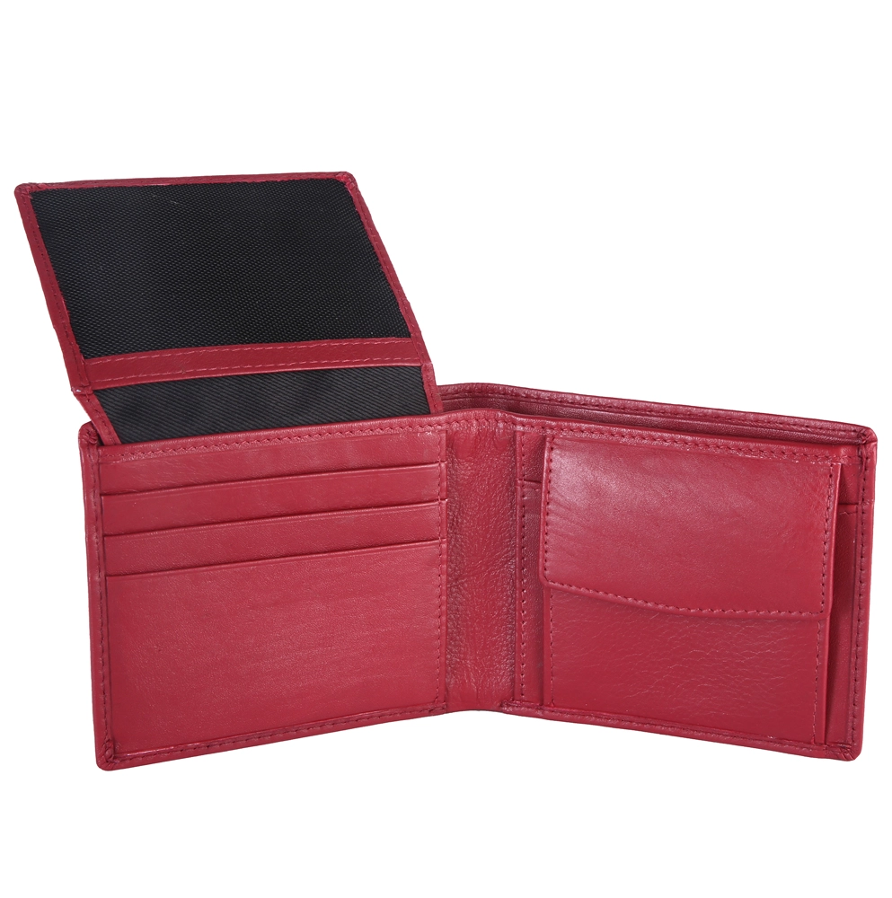 RFID Safe Men's Leather Wallet with ID Window & Cash - Image 24