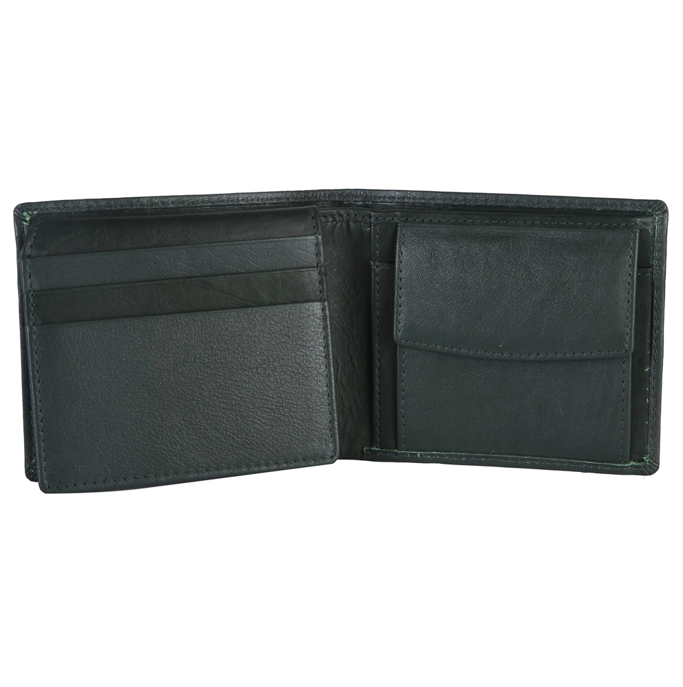 RFID Safe Men's Leather Wallet with ID Window & Cash - Image 18