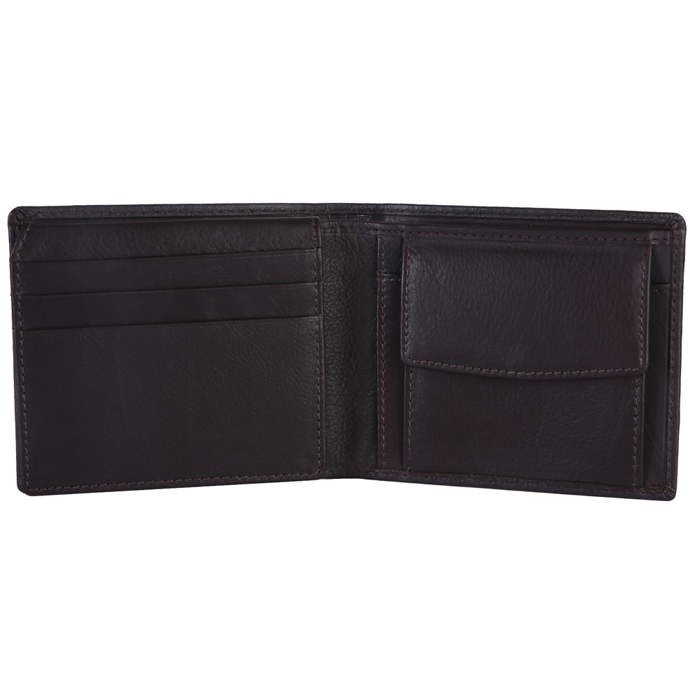RFID Safe Men's Leather Wallet with ID Window & Cash - Image 14