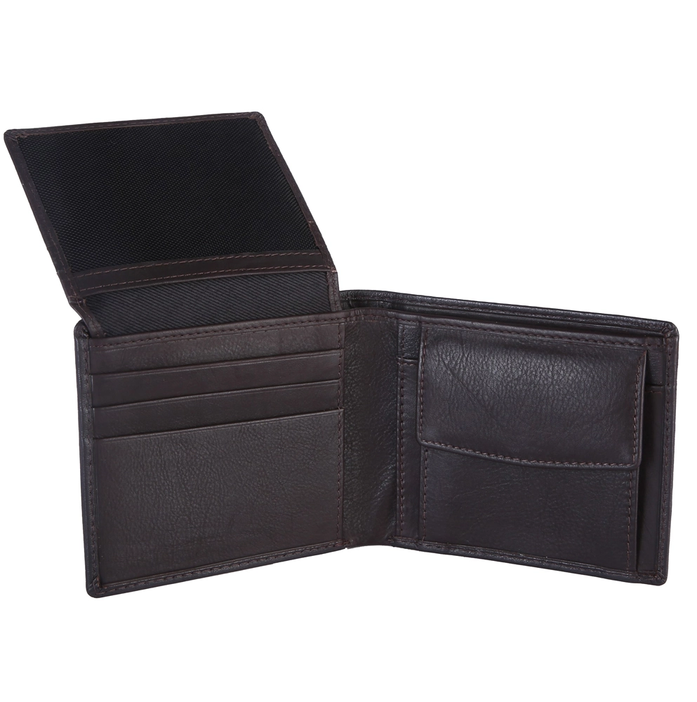 RFID Safe Men's Leather Wallet with ID Window & Cash - Image 13