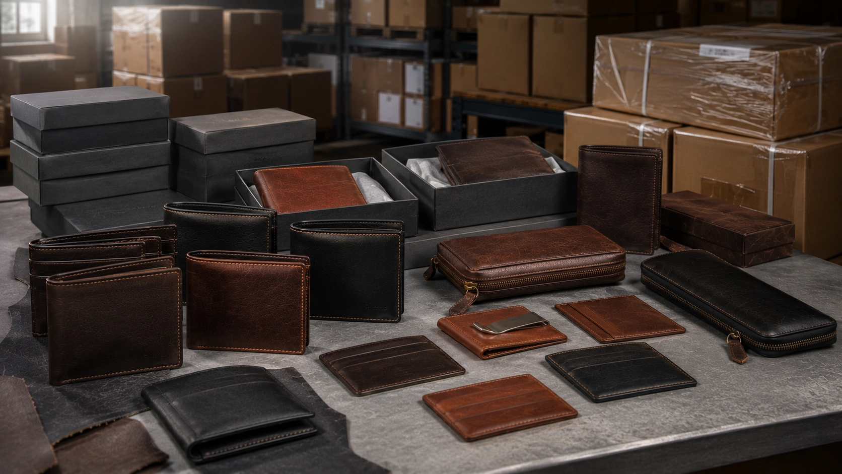 Export-ready private label leather wallets for global B2B buyers