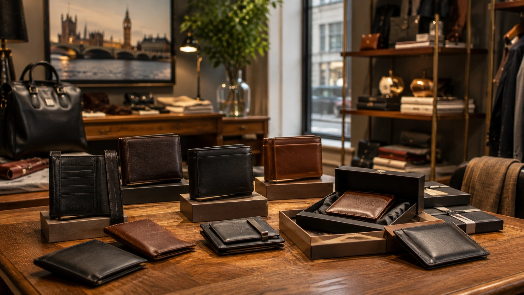 Indian leather wallets positioned for premium UK retail market