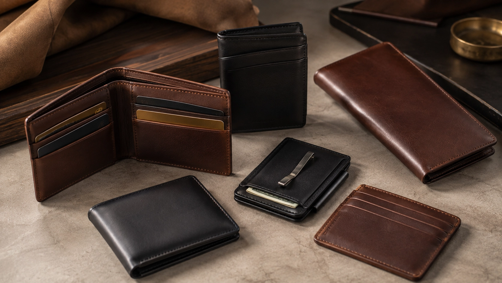 Premium genuine leather wallets manufactured in India for UK brands